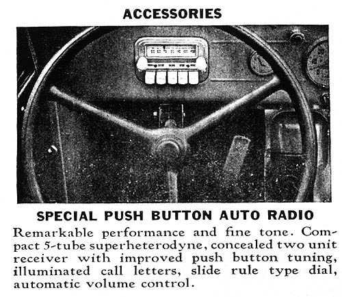 Radios for Crosley Cars