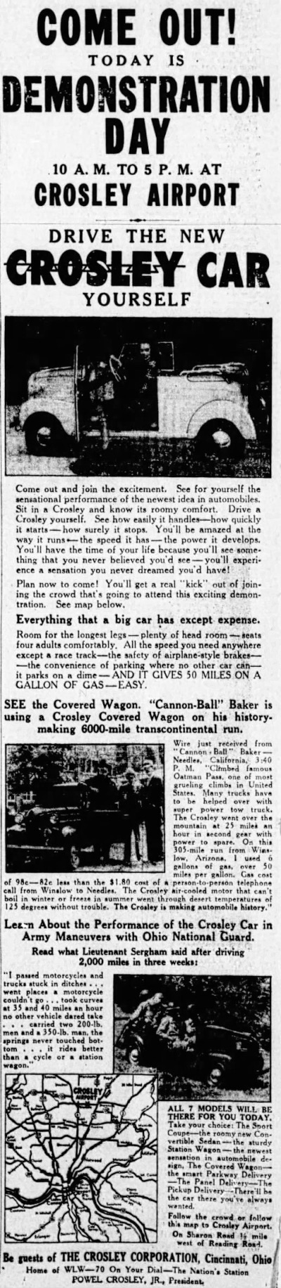 Demo Day 1940 Ad